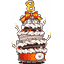 8th Anniversary Birthday Cake