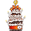 9th Anniversary Birthday Cake